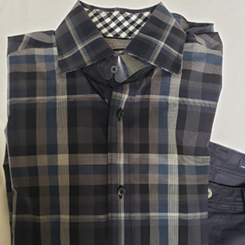 Thomas Dean Long-sleeve Shirt - Size Small